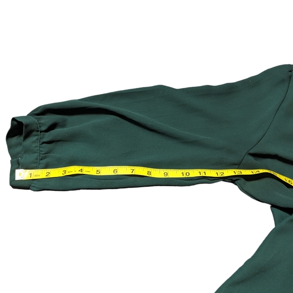 Green Sheer Vince Camuto Top - Picture 4 of 5